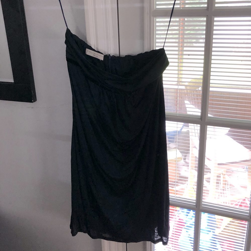 Dark Blue Stella McCartney dress Size S; recommended for smaller chest